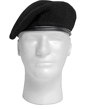 PATOU ブラックベレー帽 Amazon | [ロスコ] G.I.スタイルベレー帽 (7 1/4(58cm